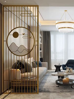 Low Maintenance Metal Room Divider For Indoor Decoration Screen Partitions