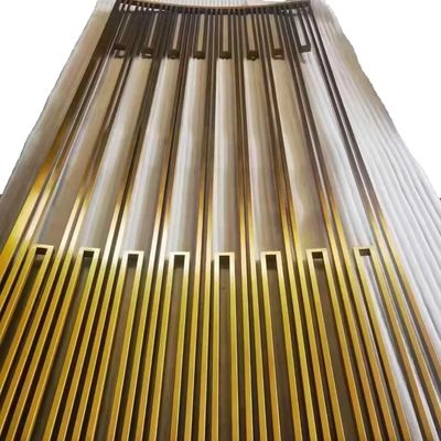 Stainless Steel Aluminum Decorative Metal Panels For Nordic Screens Room Dividers