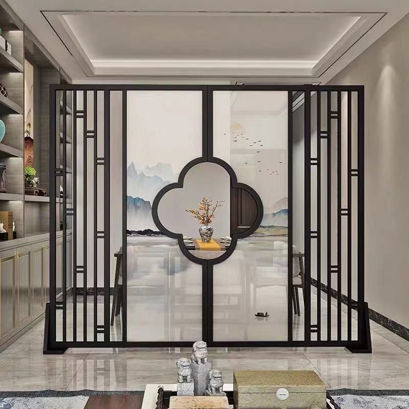 Laser Cutting Decorative Metal Panels Metal Room Divider For Hotel Restaurant