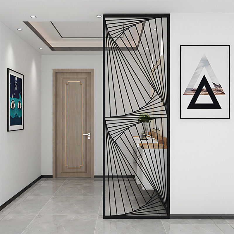Laser Cutting Decorative Metal Panels Metal Room Divider For Hotel Restaurant