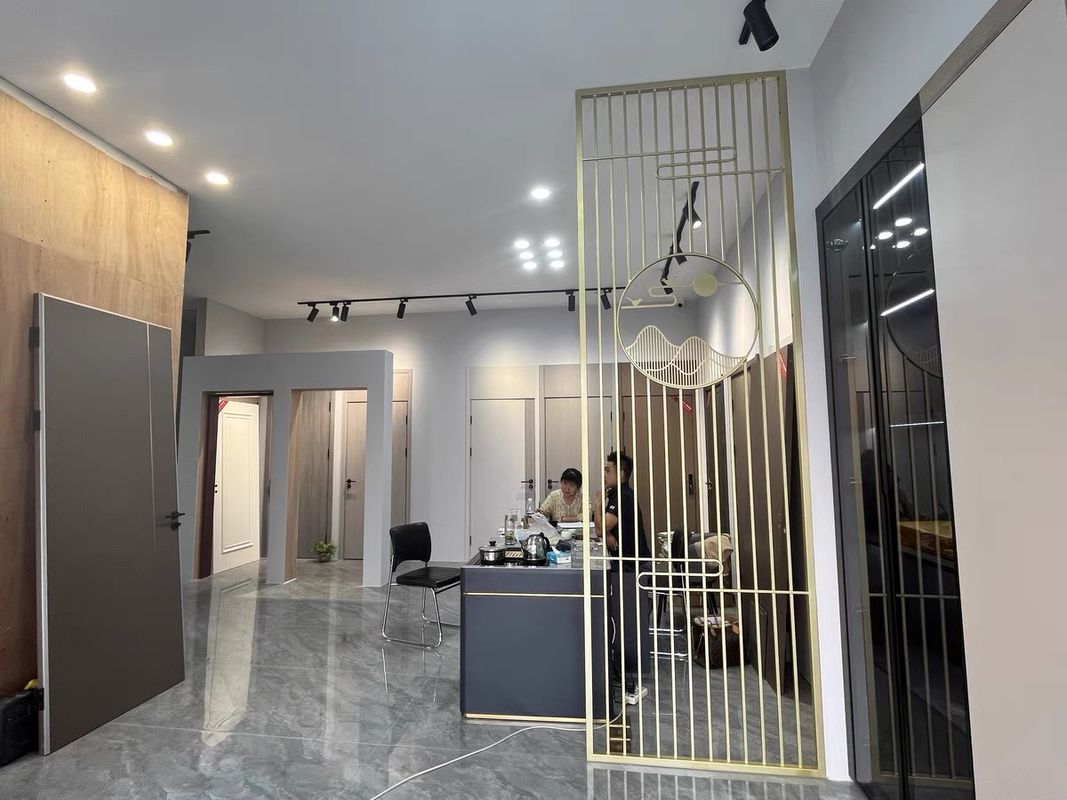 Frame Structure Indoor Decoration Customizable Thickness Screen Partitions