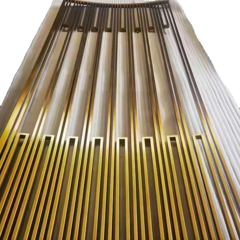 Stainless Steel Aluminum Decorative Metal Panels For Nordic Screens Room Dividers