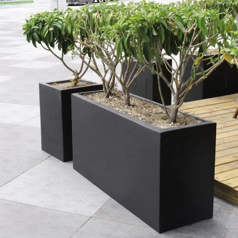Rust Resistance Strong Anti Corrosion Stainless Steel Flowerpot  Easy To Maintain